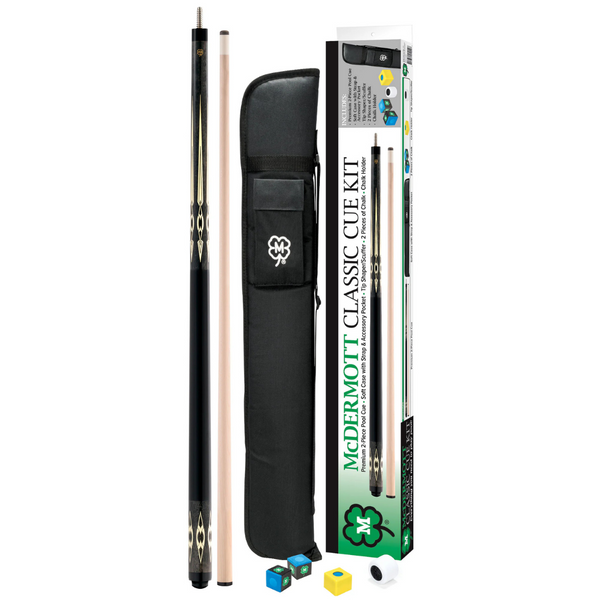 Taco McDermott Classic Cue Kit (Negro)