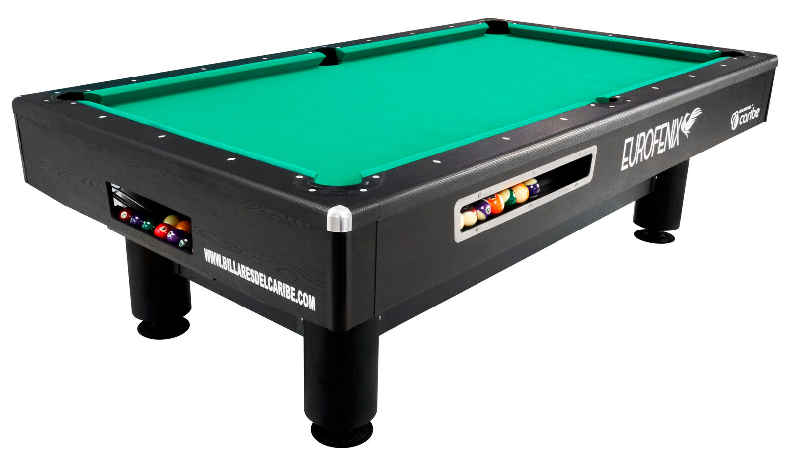 Mesa de Billar EUROFENIX Premium Verde Frente