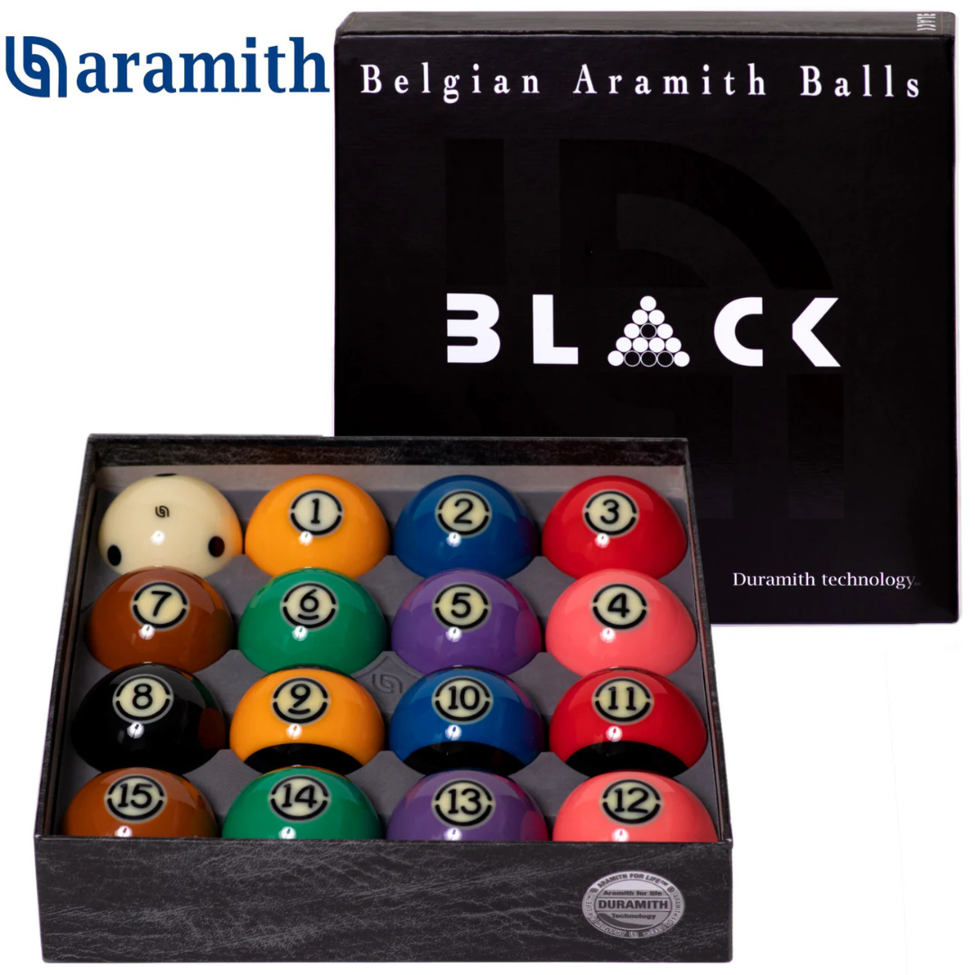 Juego de Bolas Aramith Tournament Black 2