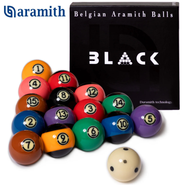 Juego de Bolas Aramith Tournament Black