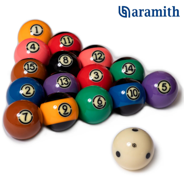 Juego de Bolas Aramith Tournament Black - Image 2