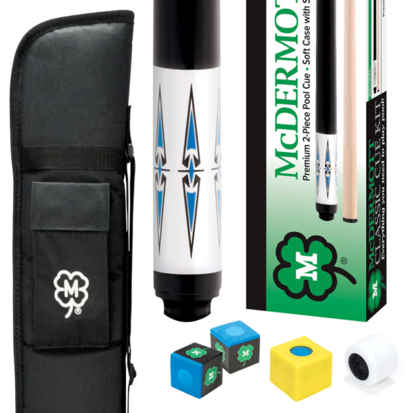Taco McDermott Classic Cue Kit (Blanco)