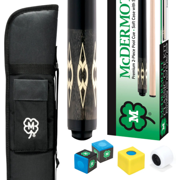 Taco McDermott Classic Cue Kit (Negro)
