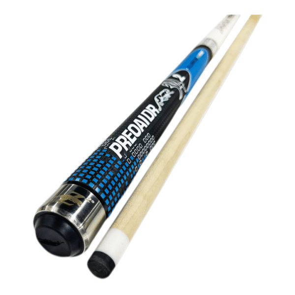 Taco de Billar Preoaidr Q5 Grip Texturizado - Azul con Negro y Blanco - Image 2