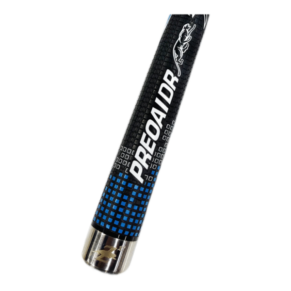 Taco de Billar Preoaidr Q5 Grip Texturizado - Azul con Negro y Blanco - Image 3